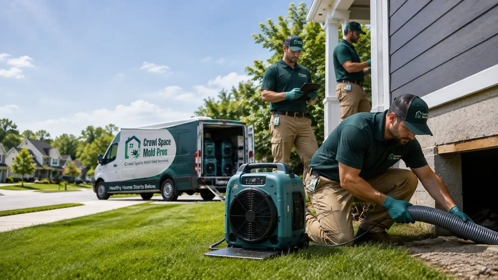 Crawl Space Mold Removal in Newhall, CA